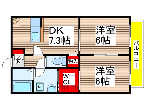 セレ花園の物件間取画像